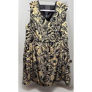 NEW Lane Bryant Sleeveless Shift Dress Womens Plus Size 22 Pleather Accents